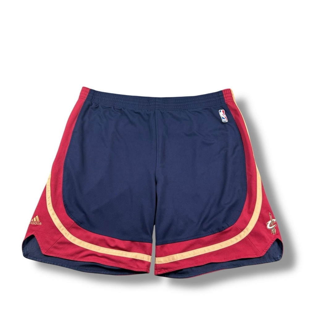VTG Y2K Adidas NBA Cleveland Cavaliers Basketball Shorts Mens XL EUC Rare